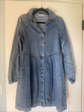 Habitual Light Wash Denim Dress